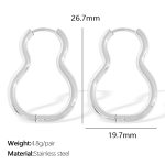 color: EH827 Silver Earrings