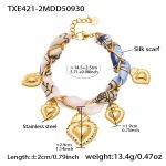 color: TXE421-2 Gold Bracelet -14+3cm