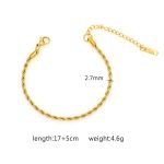 color: B-009 Bracelet Gold