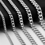 color: Width 3.5mm Stainless Steel Steel Color / size: Bracelet 18+5cm