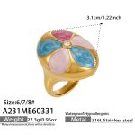 color: A231-Gold Ring / size: US 6