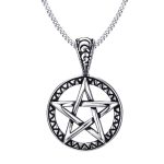 color: Five-pointed Star + Stainless Steel Chain