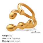 color: JZ147G7 Gold Ring