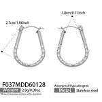 color: F037-Steel Color Earrings