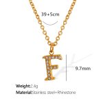 color: XL175 Gold F Necklace