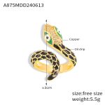 color: A875-Gold Black / size: US 7