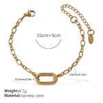 color: SL326G Gold Bracelet