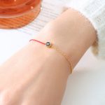 color: E026-January Black Zircon Bracelet