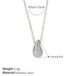 color: XL903S Silver Necklace