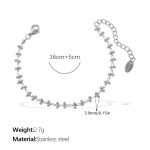 color: SL420S Silver Bracelet