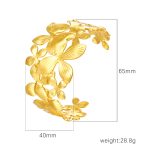 color: Size 4 Gold Bangle