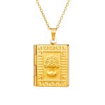 color: Size 10 Money Tree Square Gold MS-528K