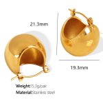 color: EH622 Gold Earrings