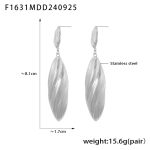 color: F1631-Steel Color Earrings