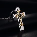 color: Gold Enamel + Stainless Steel Chain