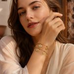 Inlaid Zircon Lucky Tree Stainless Steel Bracelet Personality Fashion Senior Ornament Women