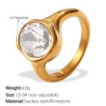 color: JZ153G6 Gold Ring