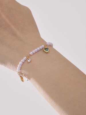 Love Necklace More than Shijia Pearl Accessories Temperament Wild Clavicle Chain Jewelry Set
