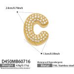 color: D450-Letter C Gold Pendant