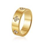 color: D009 Gold Ring Size 7