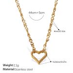 color: XL516G Gold Necklace
