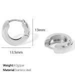 color: EH245 Silver Earrings