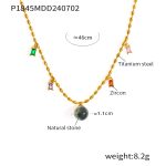 color: P1845-Gold Necklace