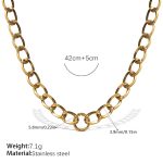color: XL621G Gold Necklace
