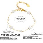 color: TXE538-Gold Bracelet 16+5cm