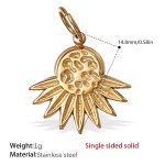 color: PJ248G Single-sided Solid Pendant