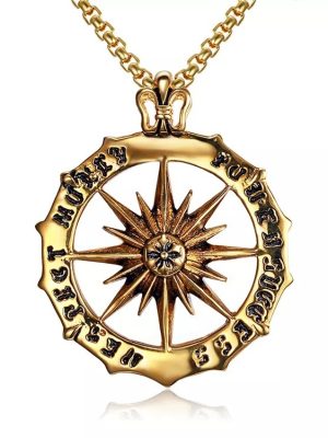 Men's Hip Hop Necklace Hiphop Women's Stainless Steel Punk Jewelry