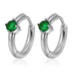 color: MS-762 Steel Color Round Green Rhinestone