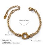 color: SL368G Gold Bracelet