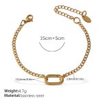 color: SL315G Gold Bracelet
