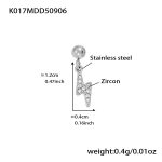 color: K017-Steel Color Lightning Zircon Pendant