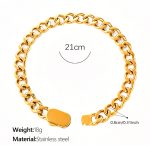 color: SL22G Gold Bracelet