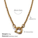 color: XL737G Gold Necklace