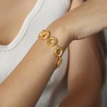 color: E493-Gold Bracelet -15+5cm