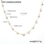 color: TXP126-Gold Necklace (White Turquoise Size and Color May Vary Slightly ?? Order with Caution)