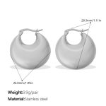 color: EH1297S Silver Earrings
