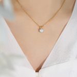color: P306-Gold Necklace -40+5cm
