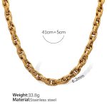 color: XL396G Gold Necklace