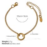 color: SL257G Gold Bracelet