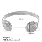 color: SZ230S Silver Bangle