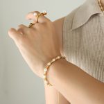 color: E370-Gold Bracelet 17+5cm