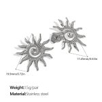 color: EH883S Silver Stud Earrings