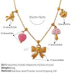 color: XL787CRG6 Multi-element Necklace