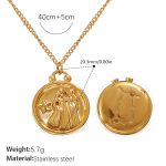 color: XL769G3 Gold Necklace
