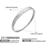color: Z111-Steel Color Bangle