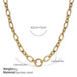 color: XL612G Gold Necklace